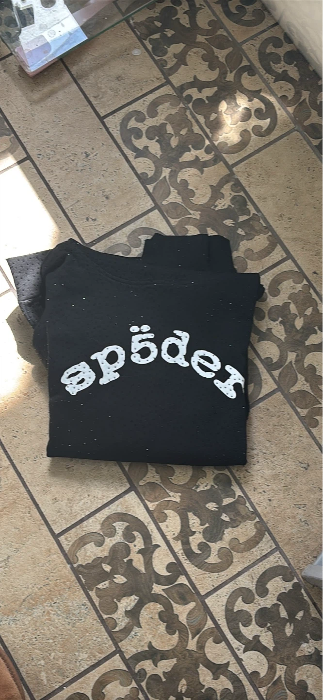 Black vvs spider hoodie