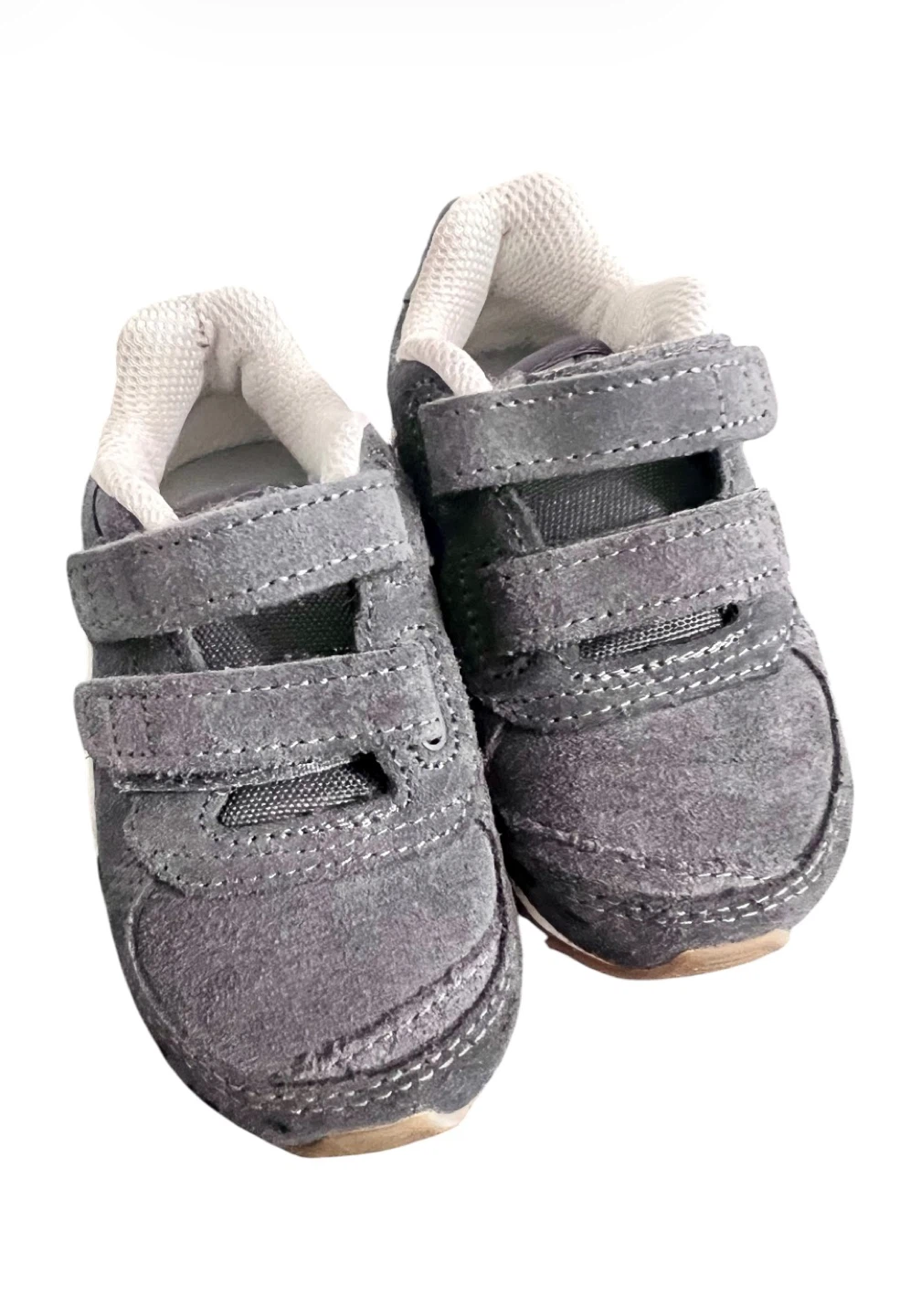 Puma Toddler Sneakers – Grey Suede Hook & Loop Shoes Size 5C - photo 3