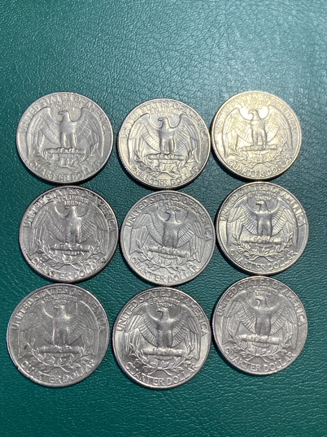 9 United States Quarters - photo 2