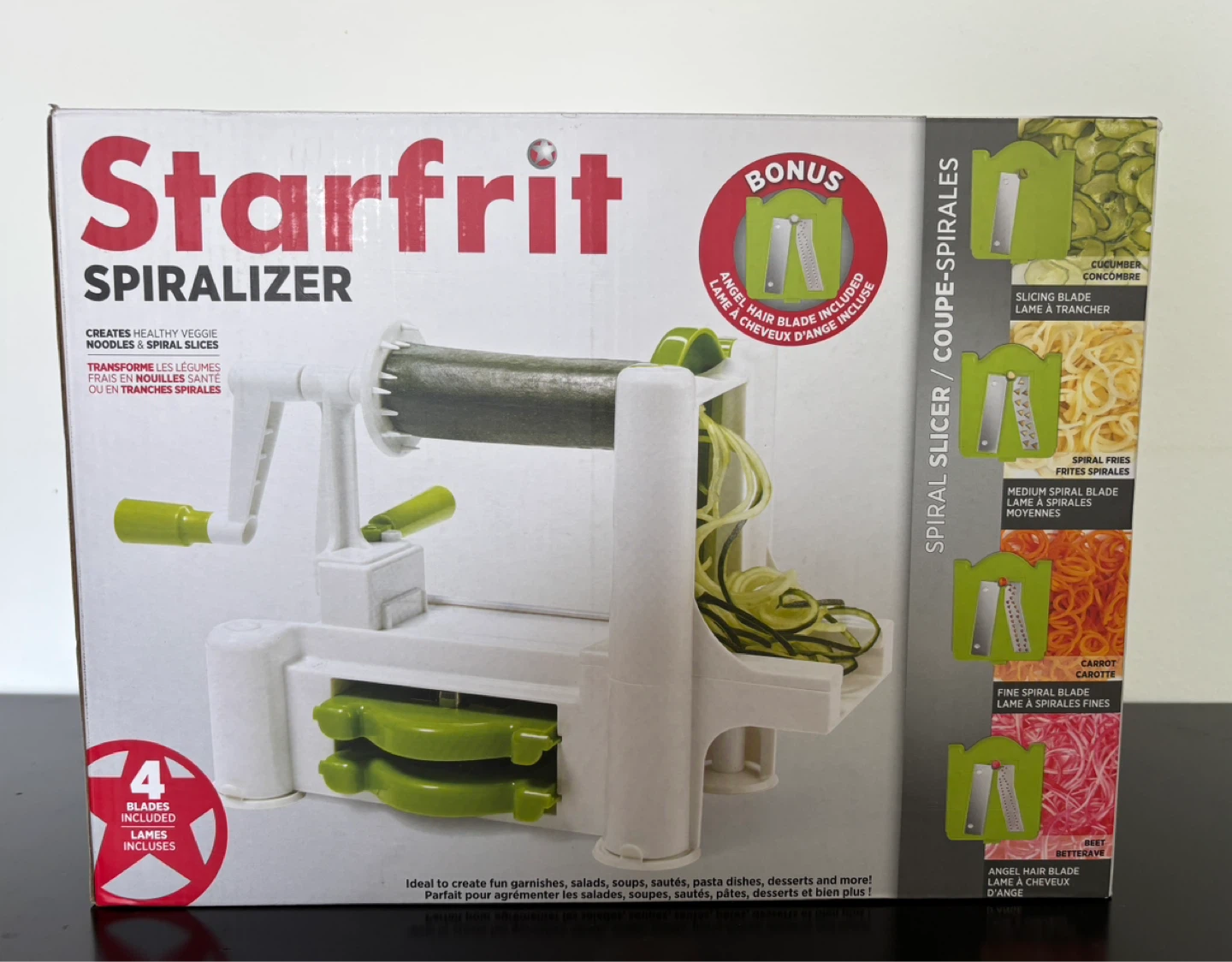 Starfrit Spiralizer with 4 Blades - photo 3