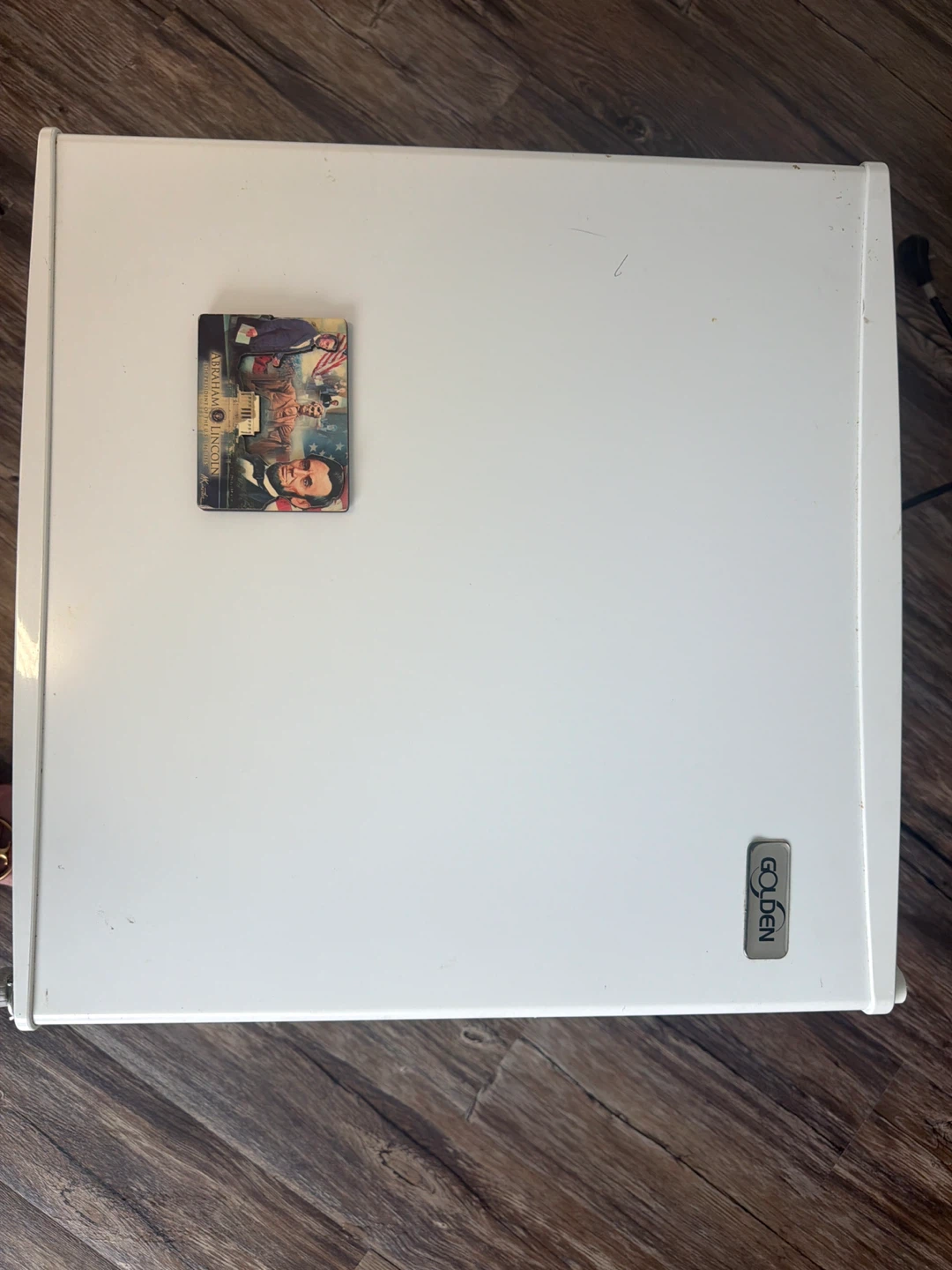 Golden Mini Fridge