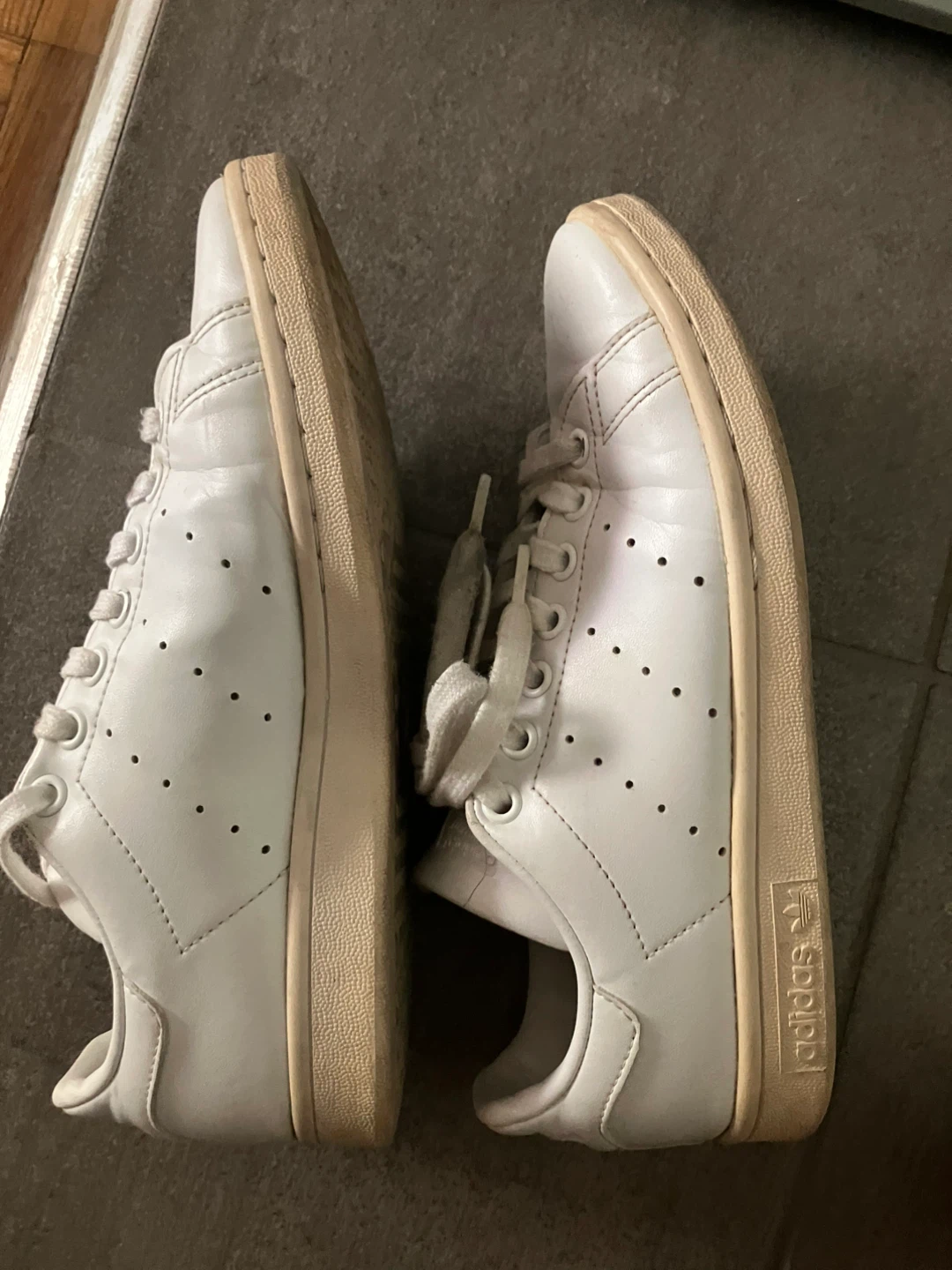 Adidas Stan Smith White Leather Sneakers - photo 3