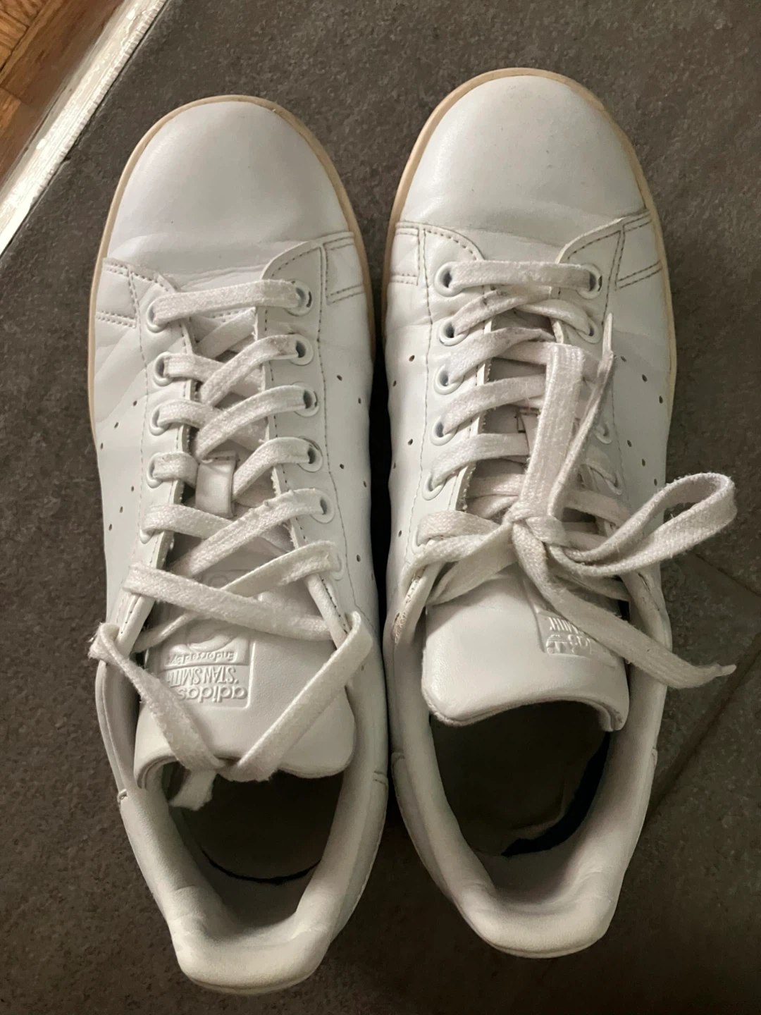 Adidas Stan Smith White Leather Sneakers - photo 2