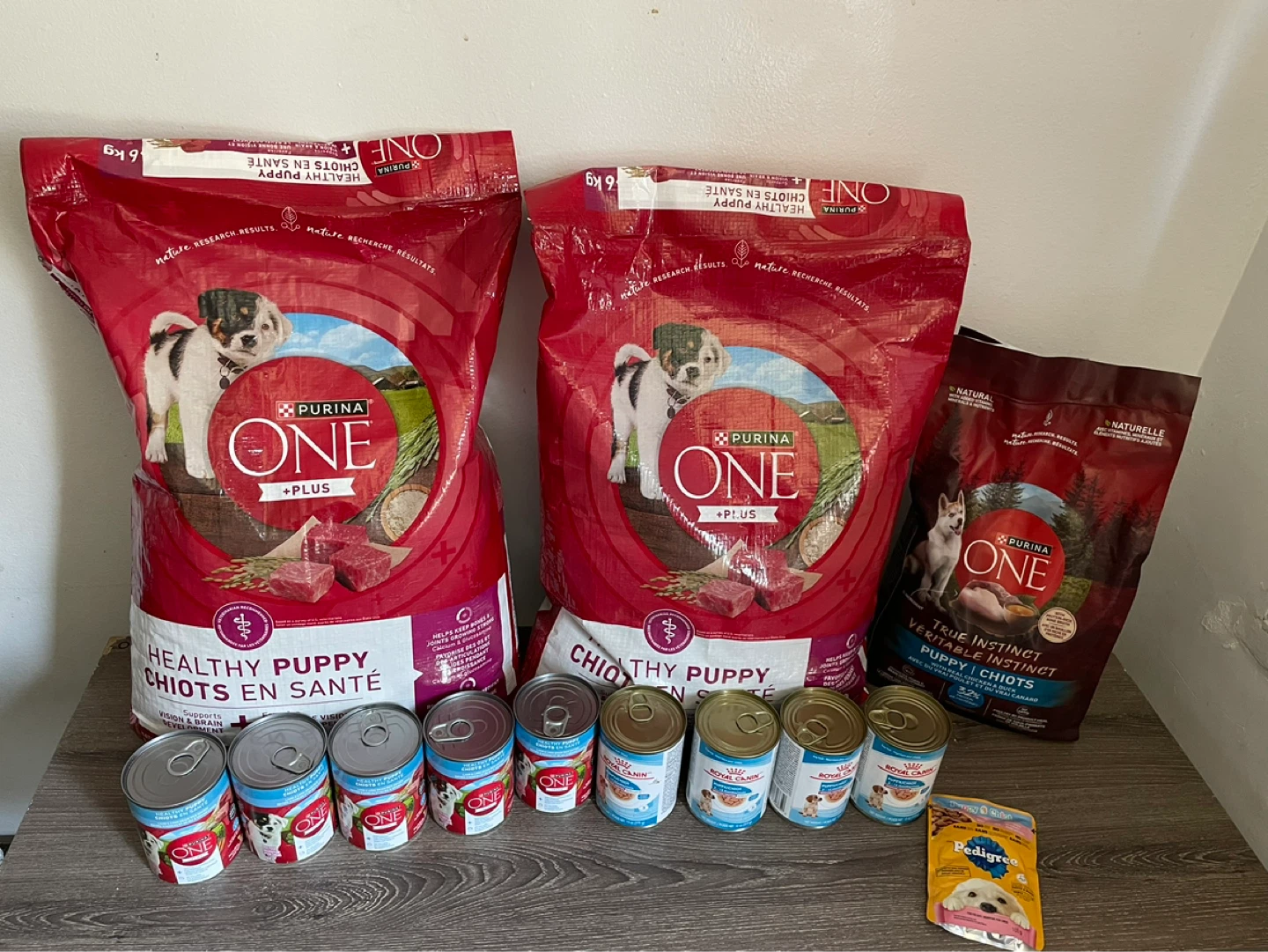 Brand New Puppy Food Lot