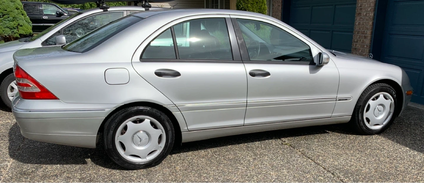 Silver Mercedes-2003 C240 Sedan - photo 5