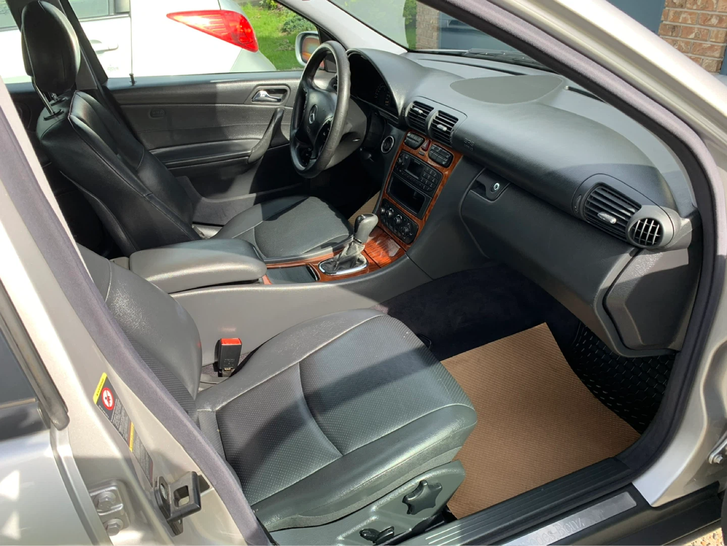 Silver Mercedes-2003 C240 Sedan - photo 3