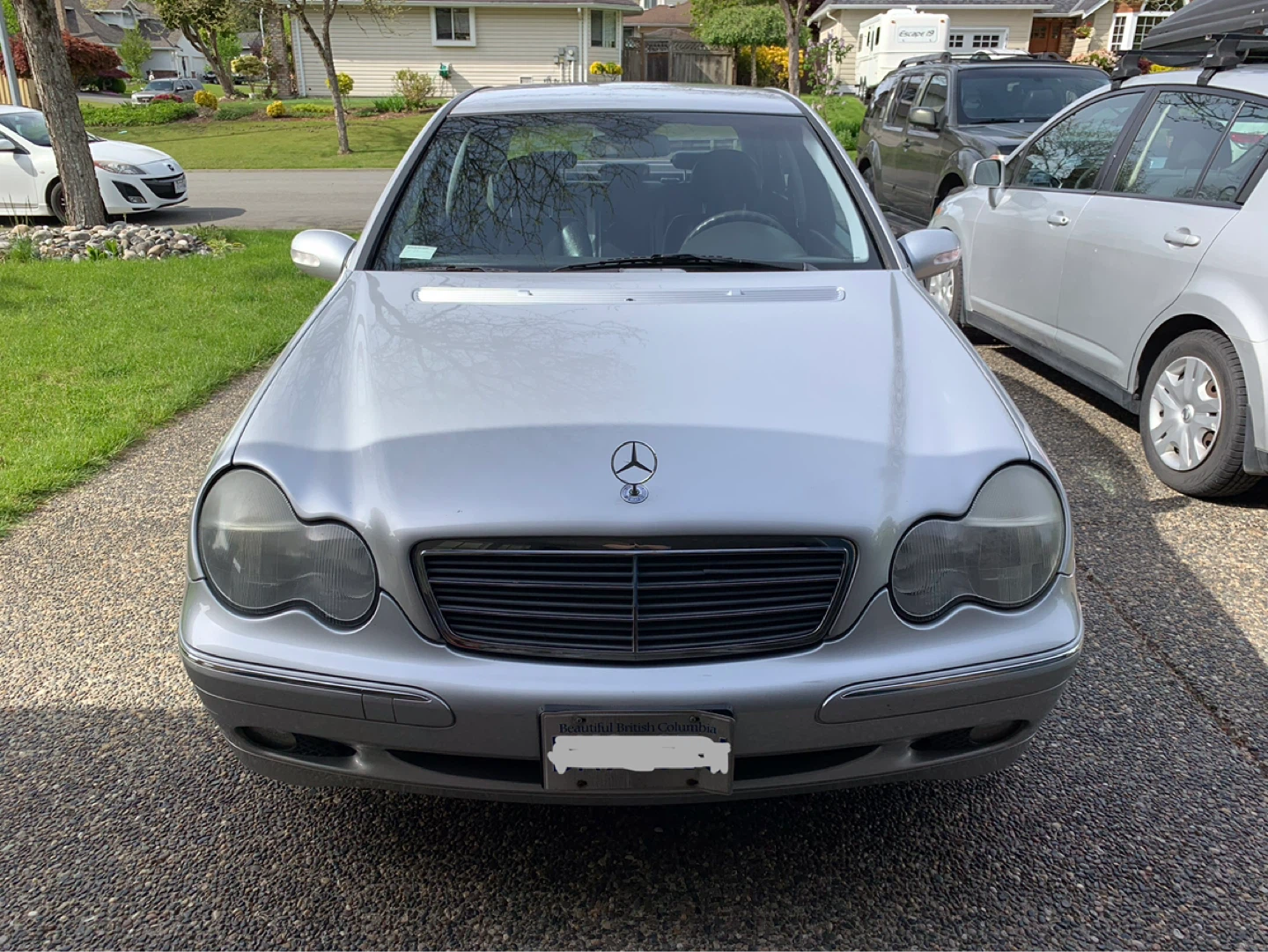Silver Mercedes-2003 C240 Sedan - photo 2