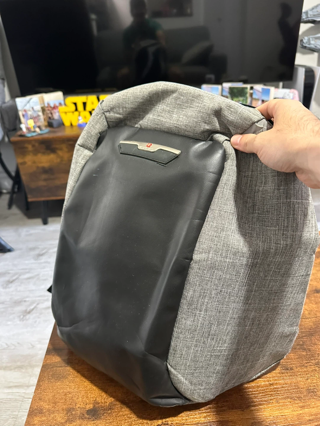 Tech Backpack - Grey Swiss laptop backpack