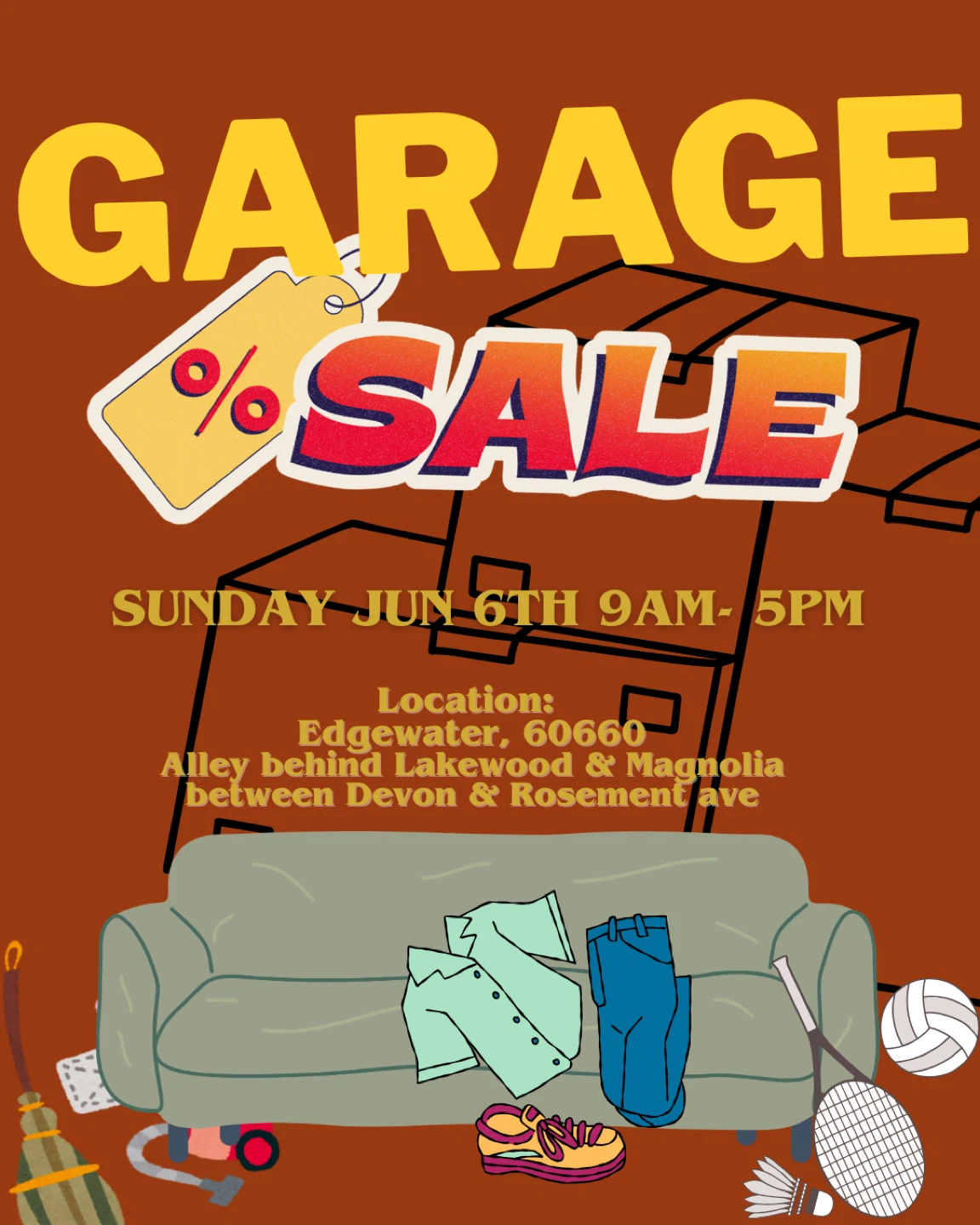 Garage Sale - Sat June 6th