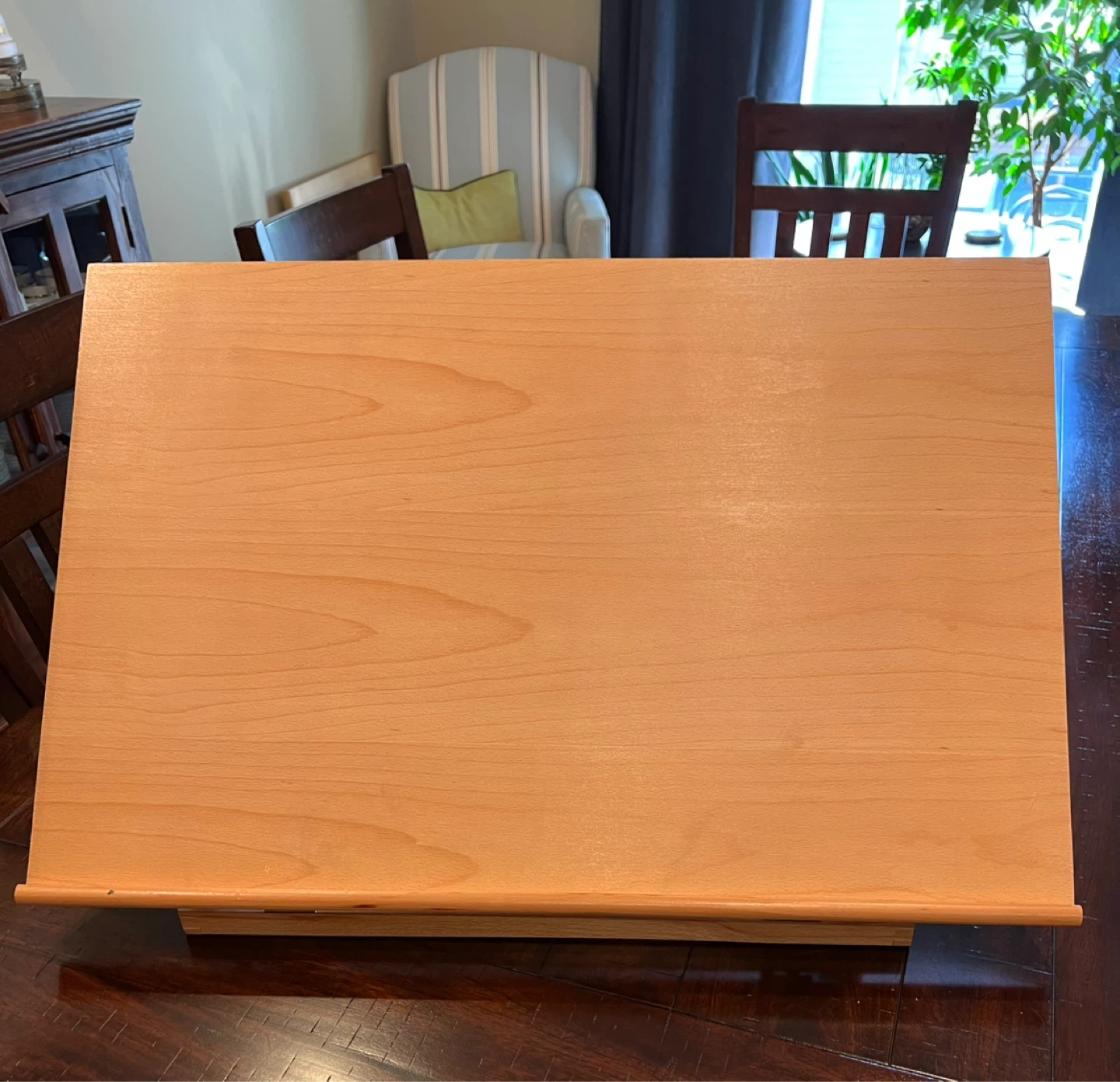 Large Adjustable Tabletop Wooden Art Easel/Drafting Stand - photo 2