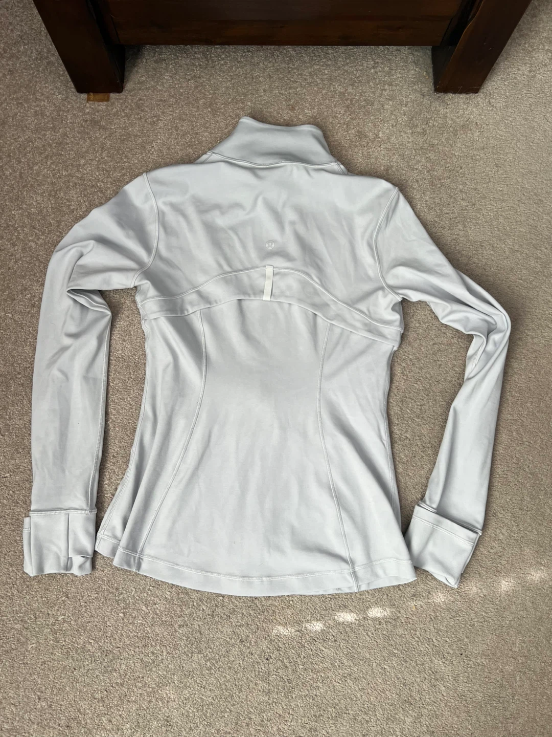 Lululemon Light Grey nulu define Jacket size 8 - photo 2