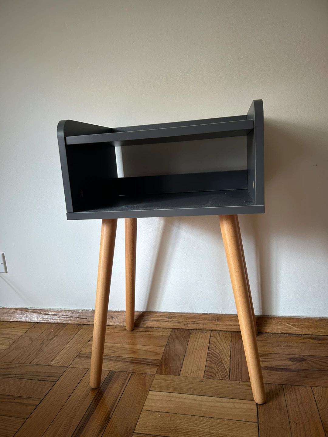 Modern bedside Nightstand - Gray - photo 2