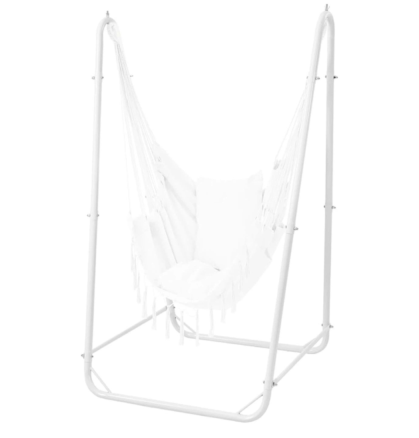 White U-Shaped Hammock Stand