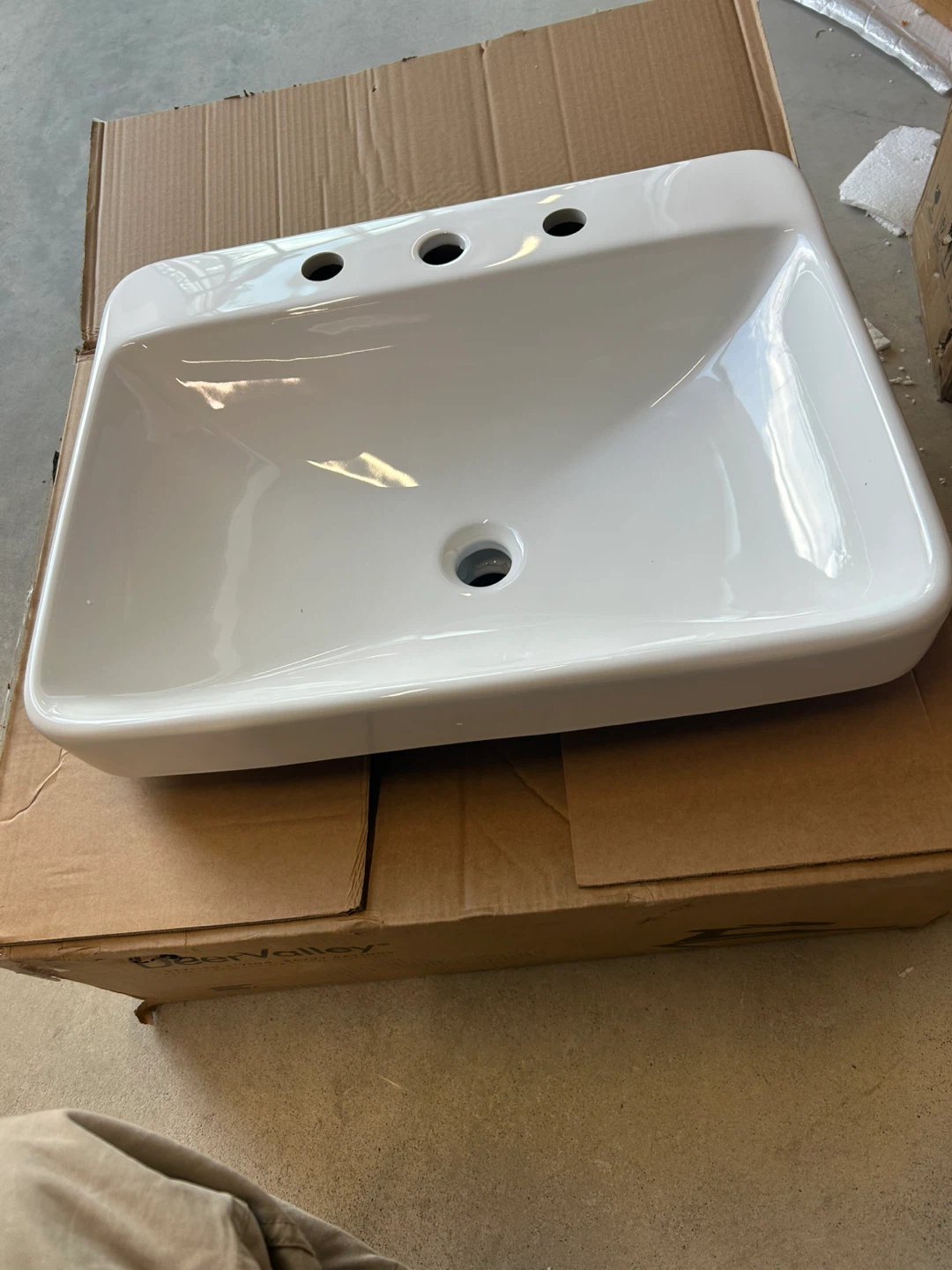 New DeerValley Drop-in Bathroom Sink