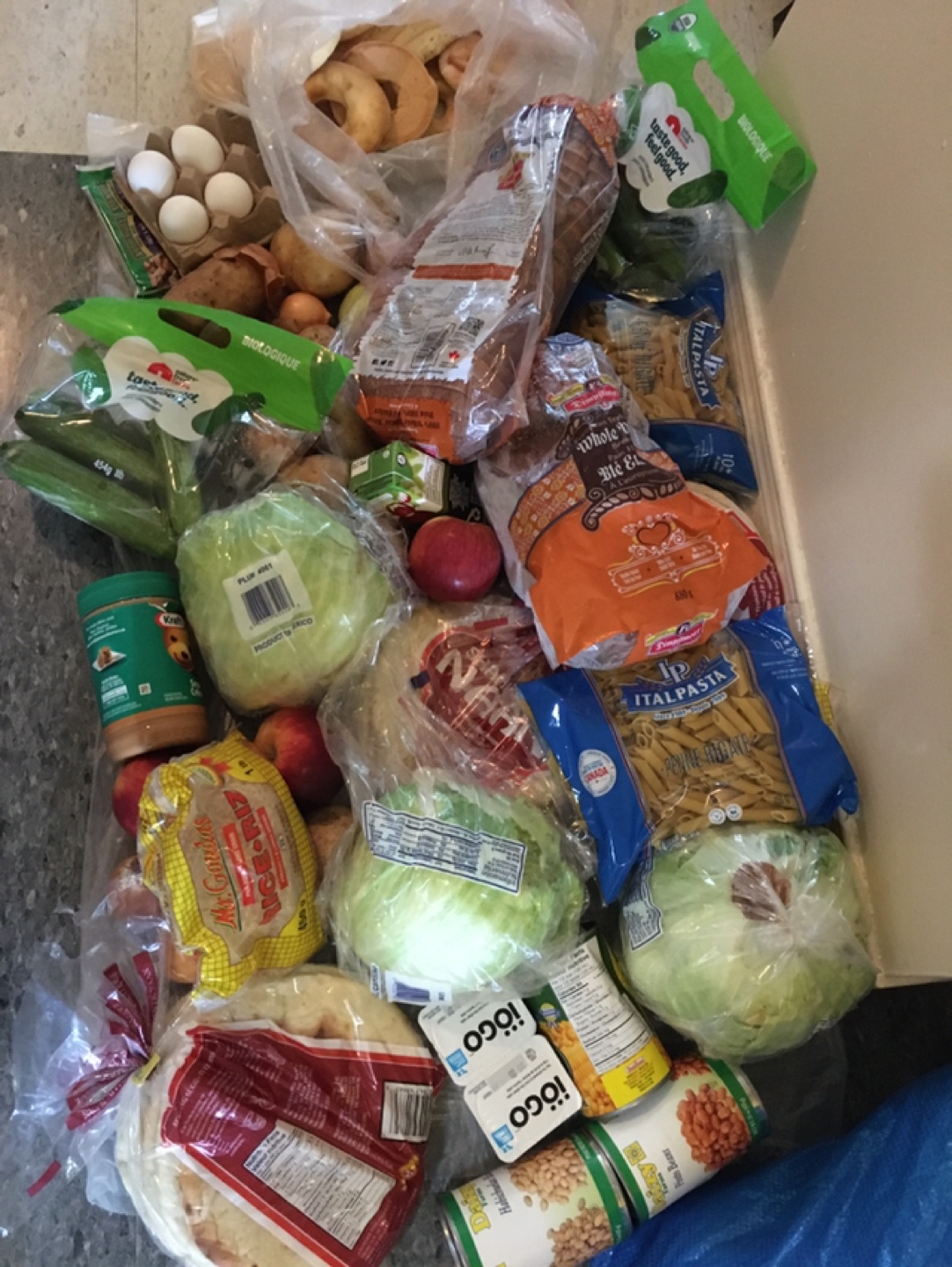 Bag of food