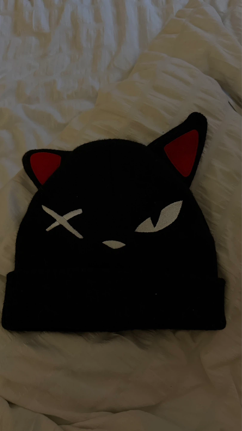 Dolls Kill Emily the Strange Black Cat Beanie