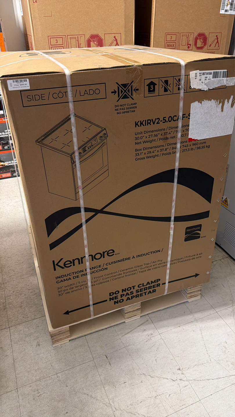 Kenmore Stainless Steel 30" Induction Range