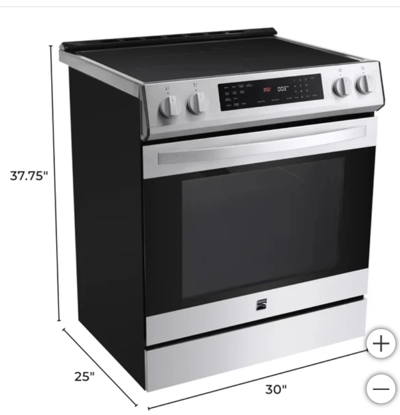 Kenmore Stainless Steel 30" Induction Range - photo 3