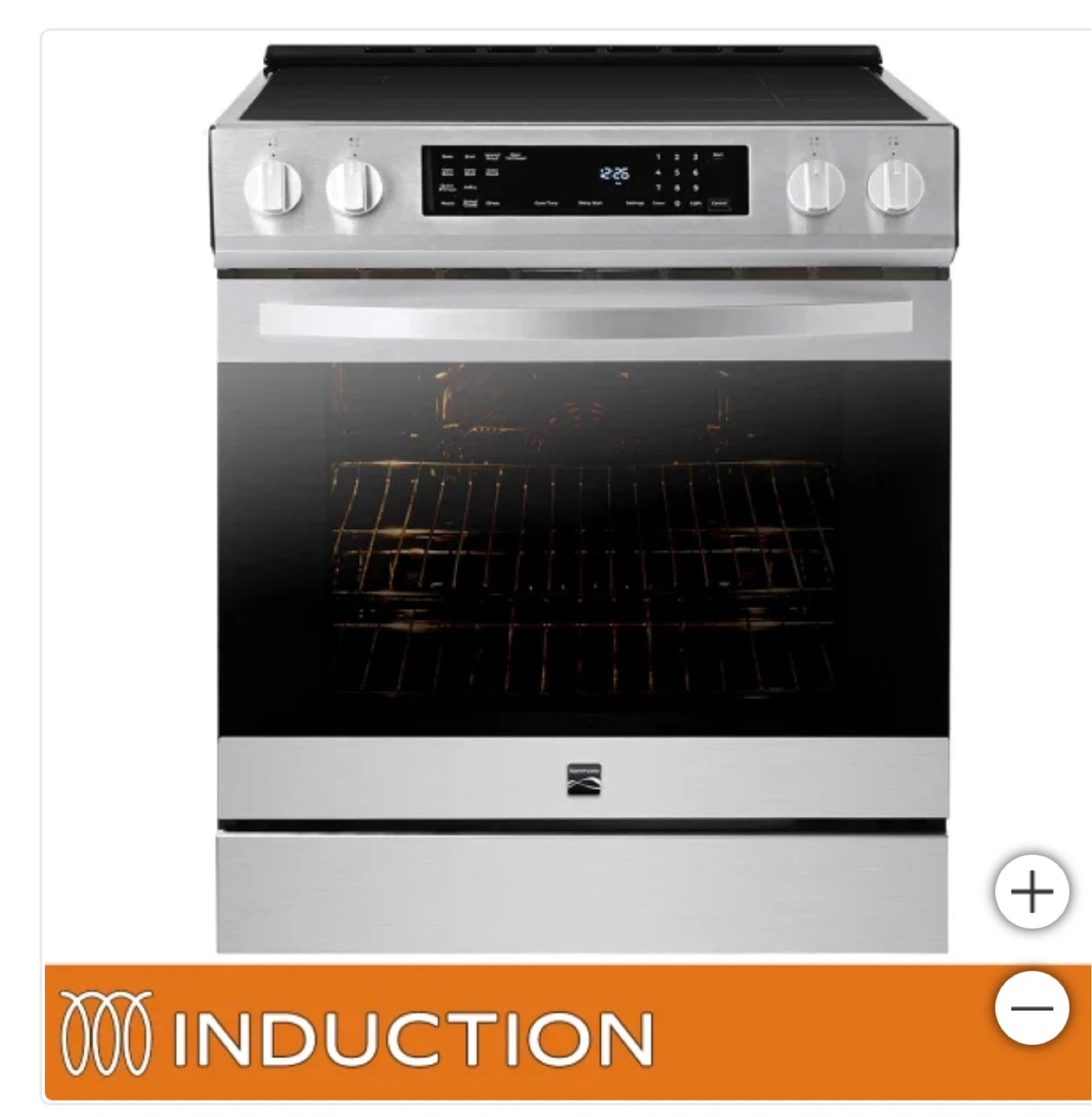Kenmore Stainless Steel 30" Induction Range - photo 2