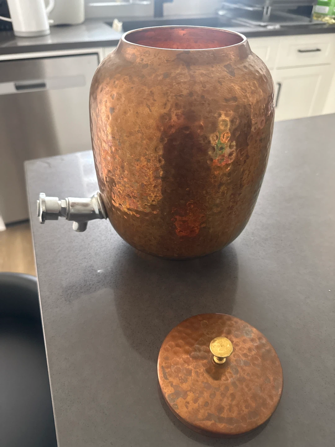Hammered Copper Water Dispenser - photo 3
