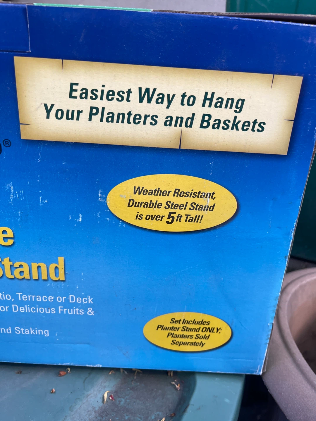 Topsy Turvy Patio Pole Planter Stand - photo 2