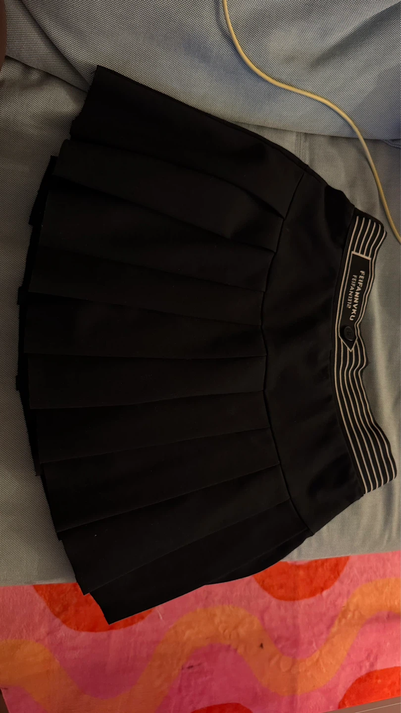 Pleated Skirts - Black, Grey Plaid, Tan Plaid - photo 5
