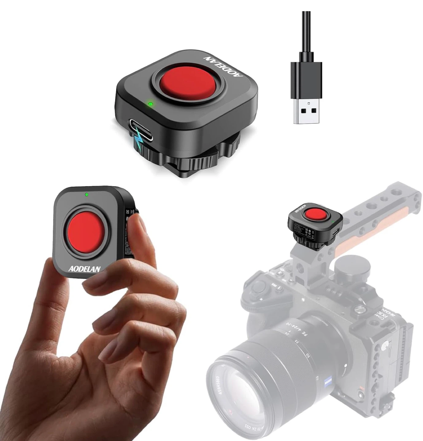 Wireless Video Recording Button Remote