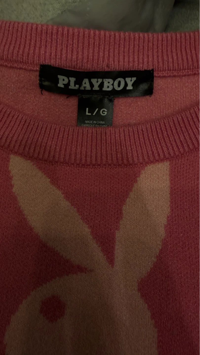 Playboy Bunny Sweater Pink L/G - photo 2
