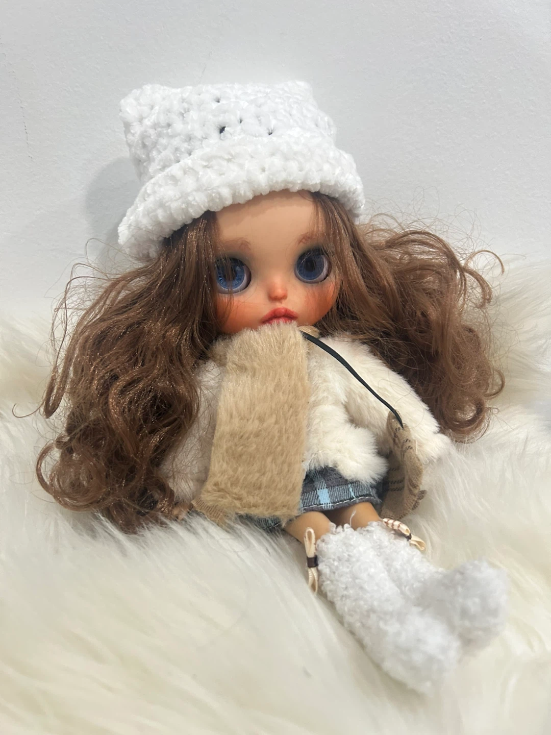 OOAK Blythe Doll - Winter doll with clothes