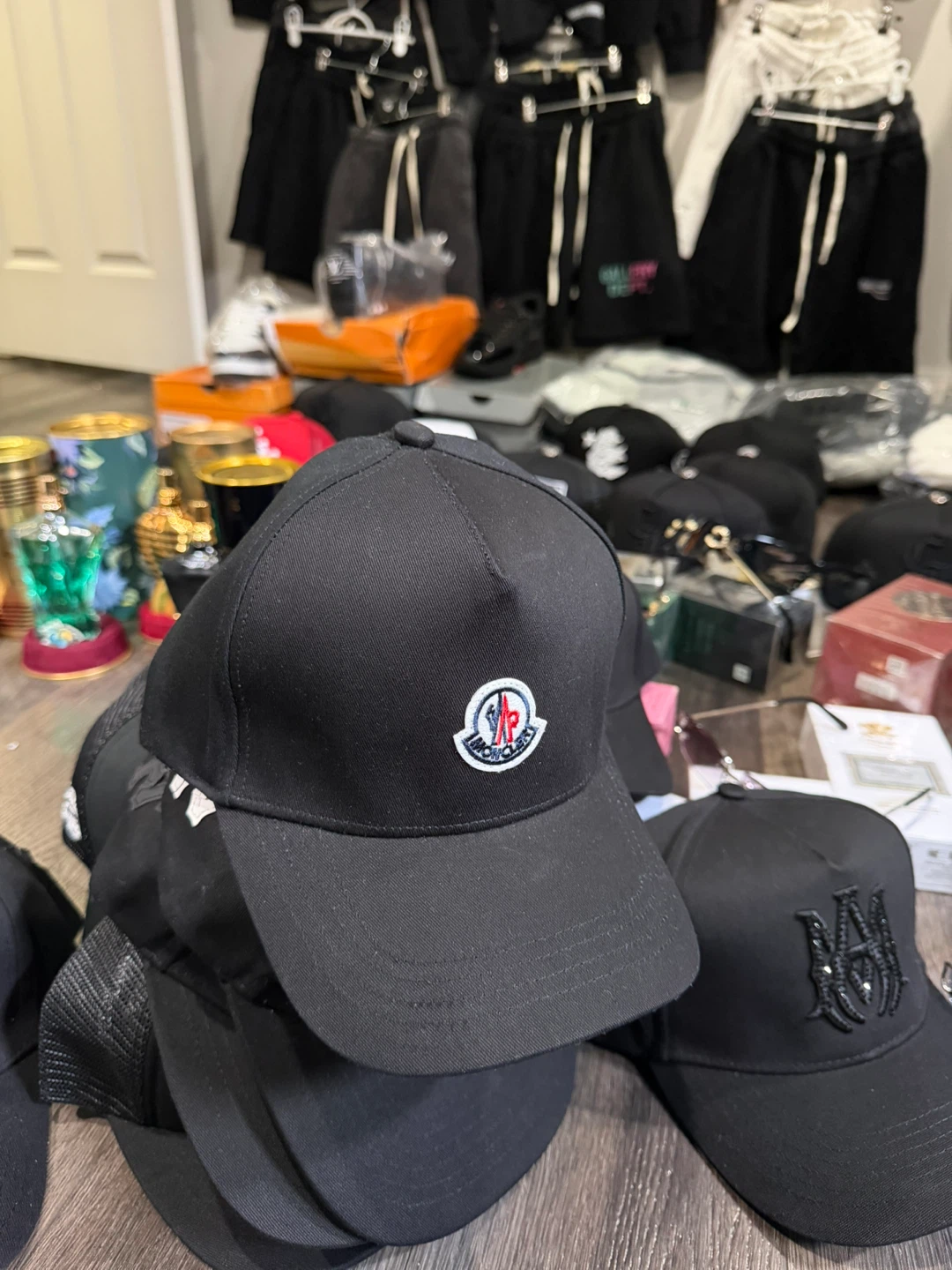 Black Baseball Caps Bundle - Chrome Hearts, Moncler, Amiri - photo 5
