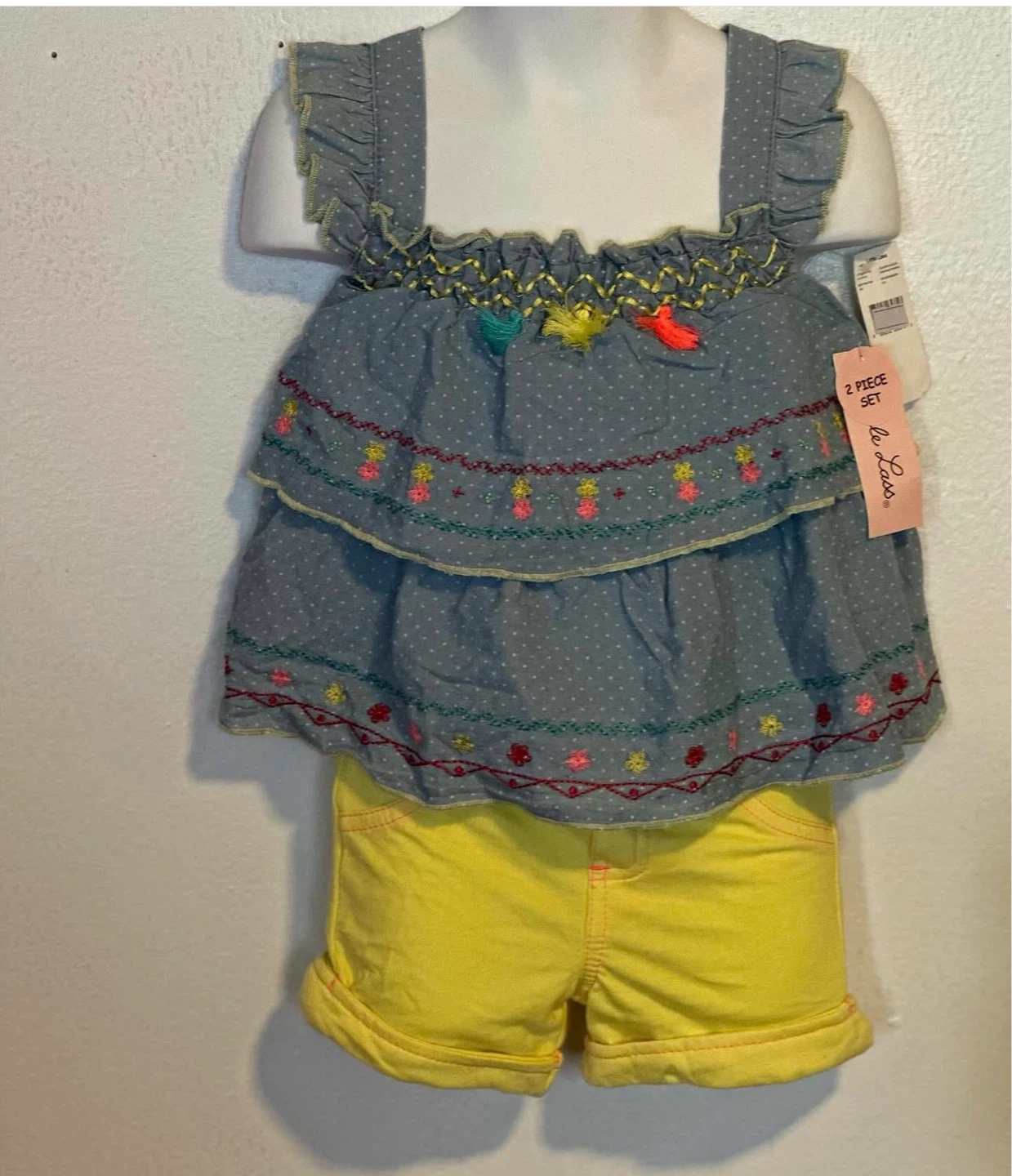 GIRLS 2PC SHORTS SUITE (SIZE:24 MONTHS) - photo 2