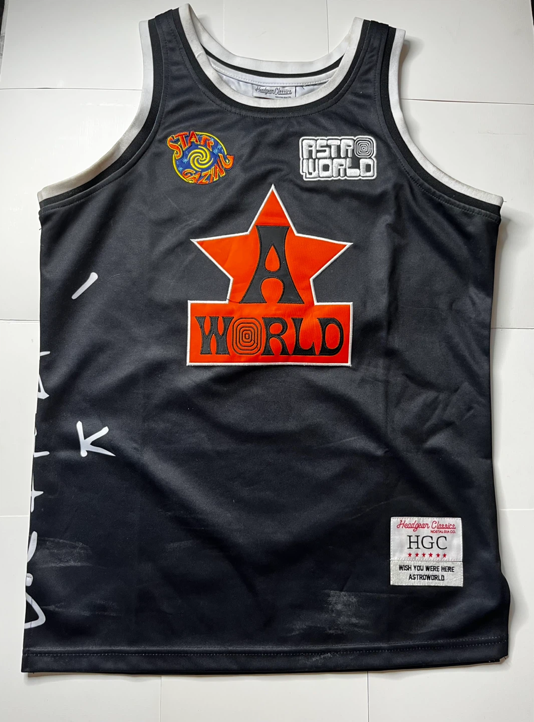 Headgear Classics Astro World Basketball Jersey Size S