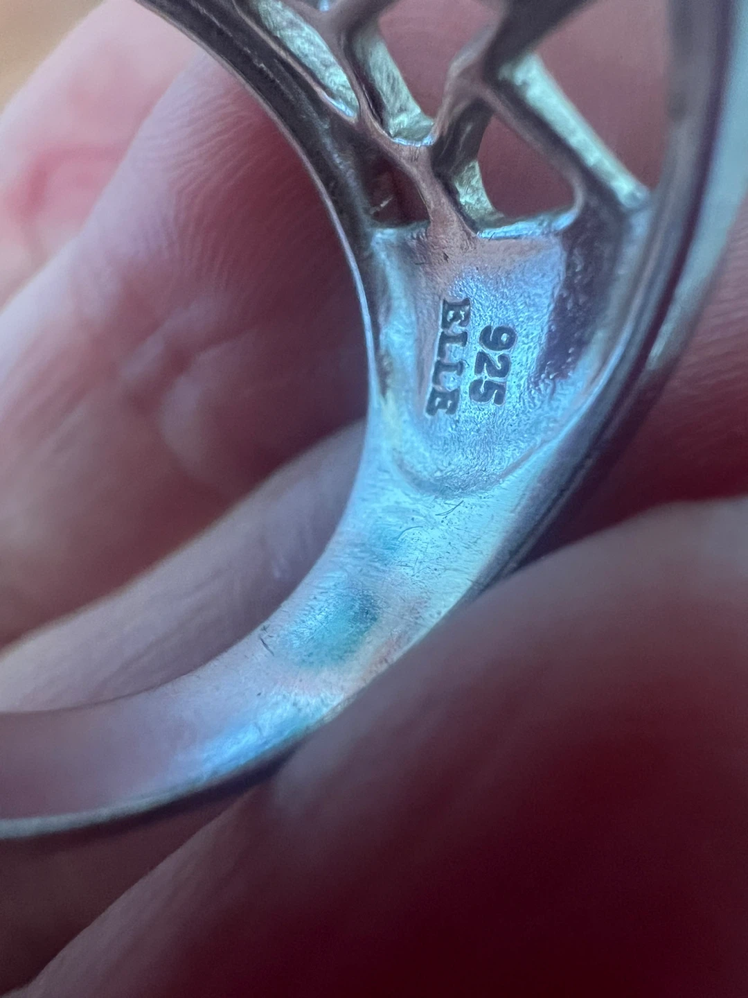 925 Silver  Ring with Cut-out Design - photo 4