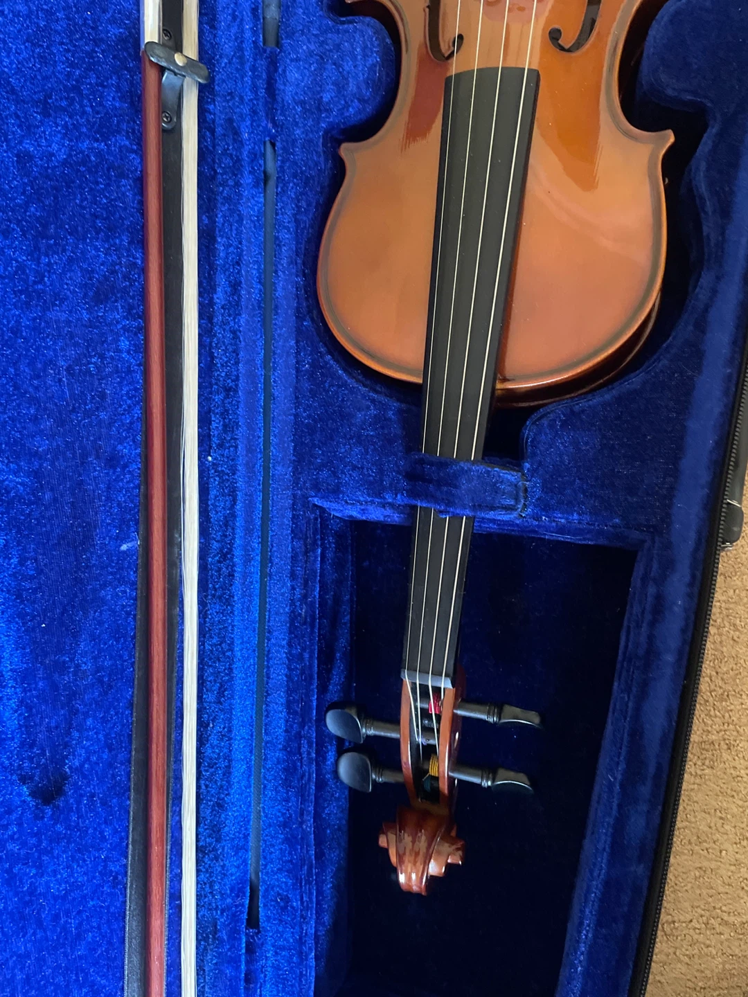 Violin with Case and Bow 3/4 - photo 4