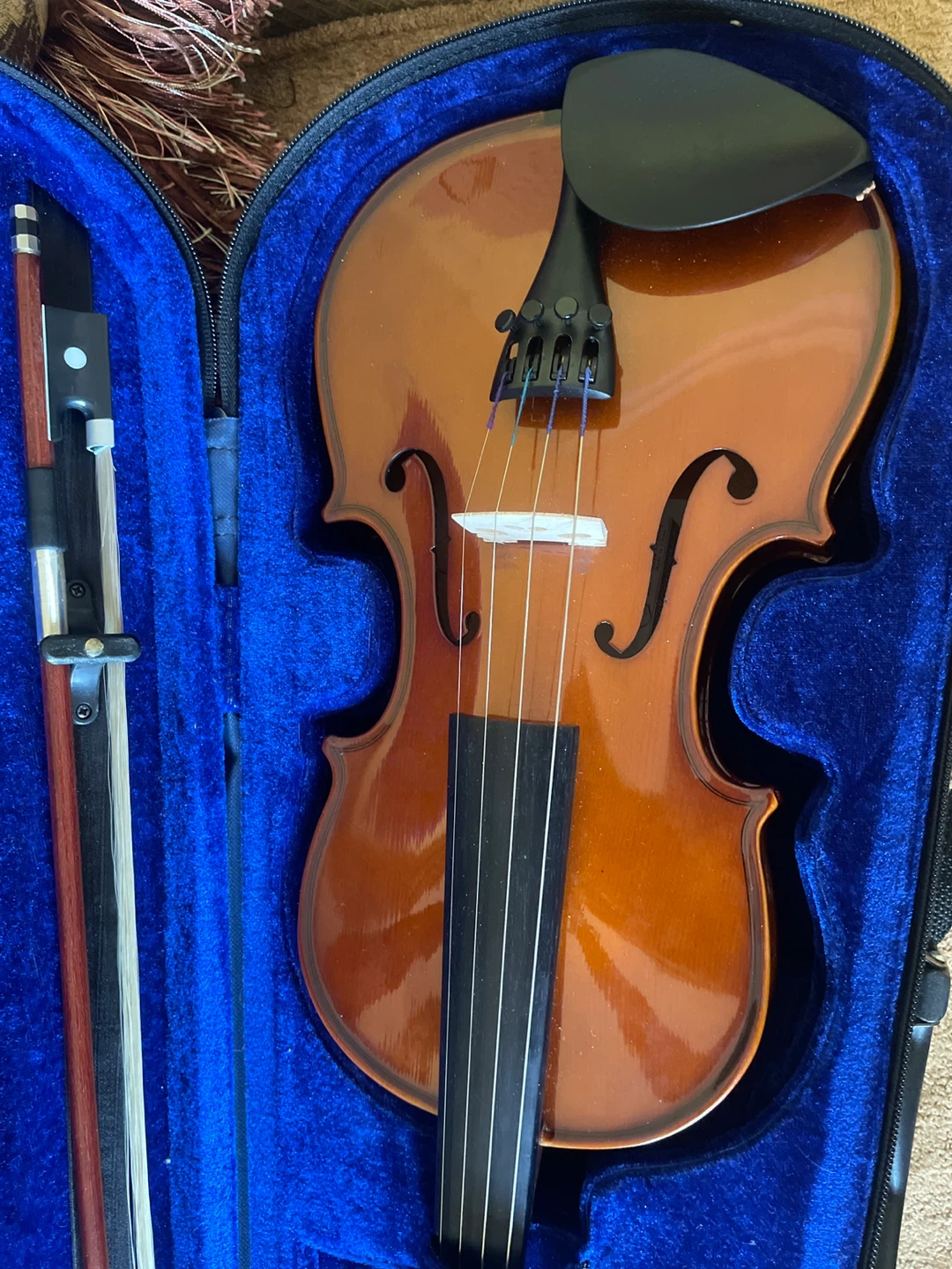 Violin with Case and Bow 3/4 - photo 3