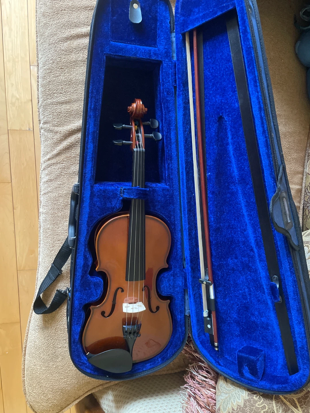 Violin with Case and Bow 3/4