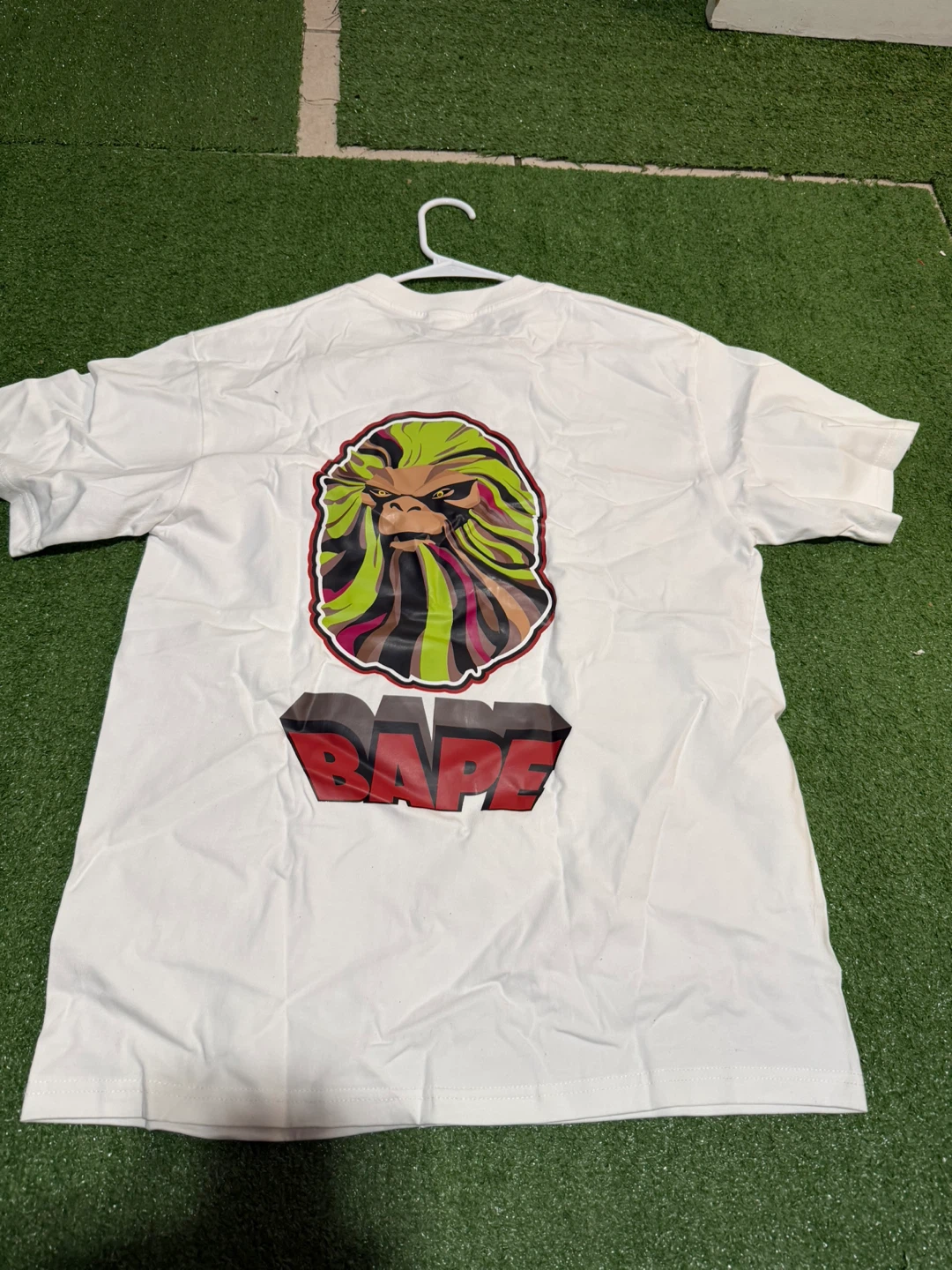 BAPE White T-Shirt Size M - photo 2