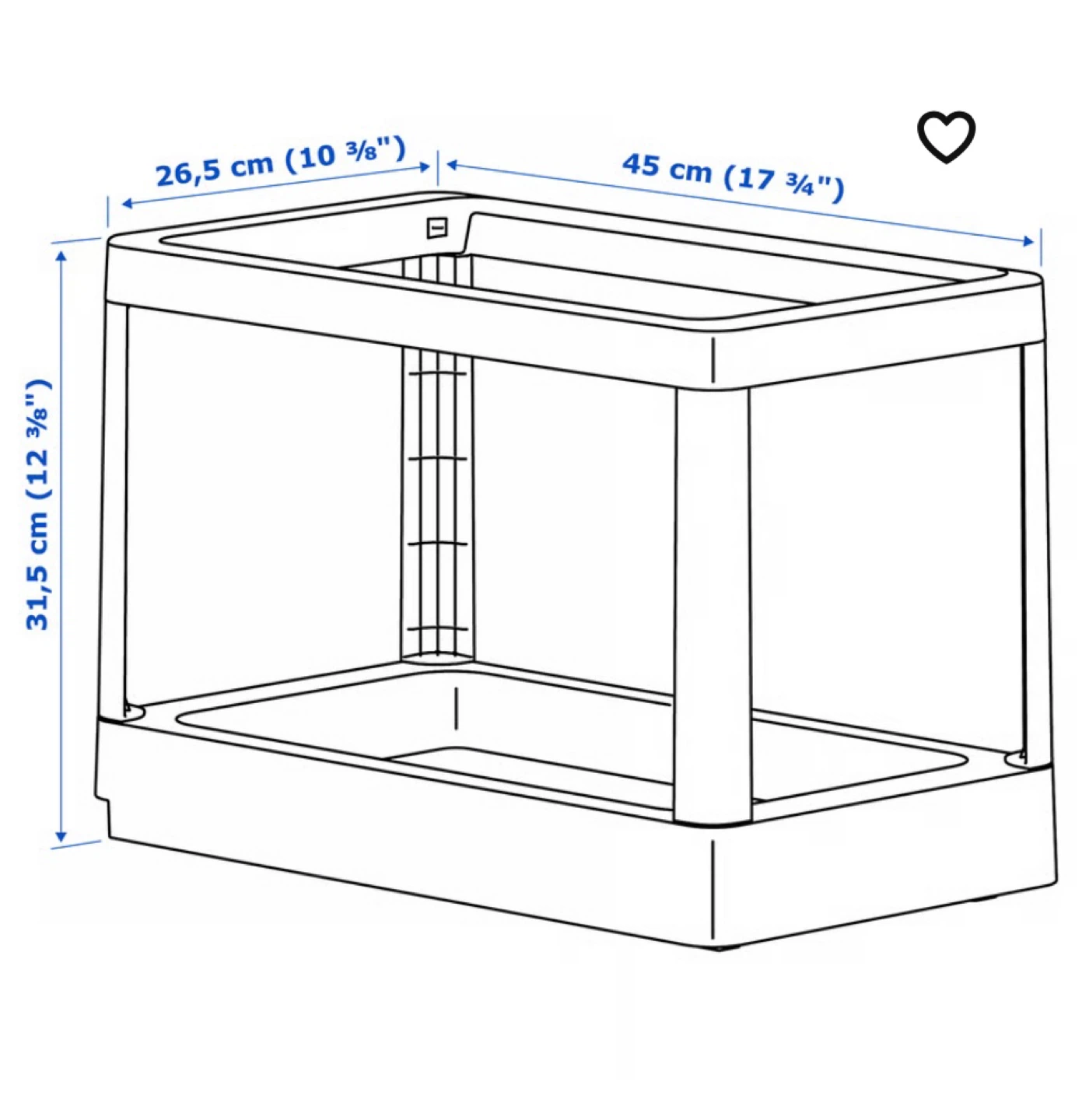 IKEA HÅLLBAR Pull-out Frame for Recycling - Light Gray - photo 2