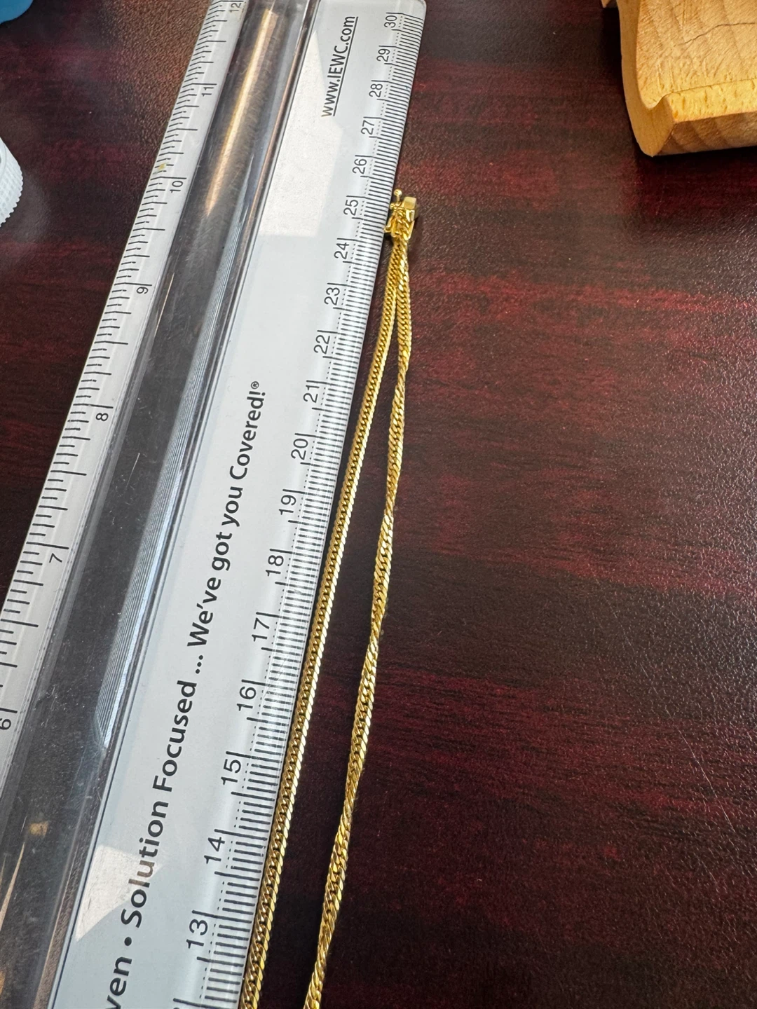 Japan Gold Chain Necklace 10.22g 18K unisex - photo 3