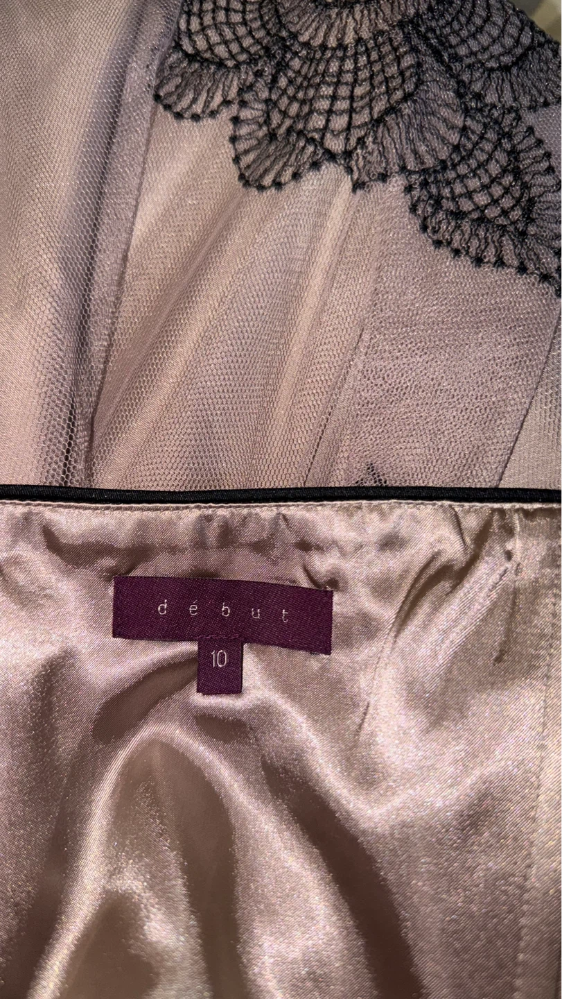 Vintage Début Strapless Lace Dress - Size 10 UK - photo 2