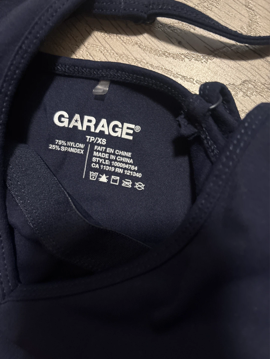 Garage Navy Bodysuit TP/XS - photo 3