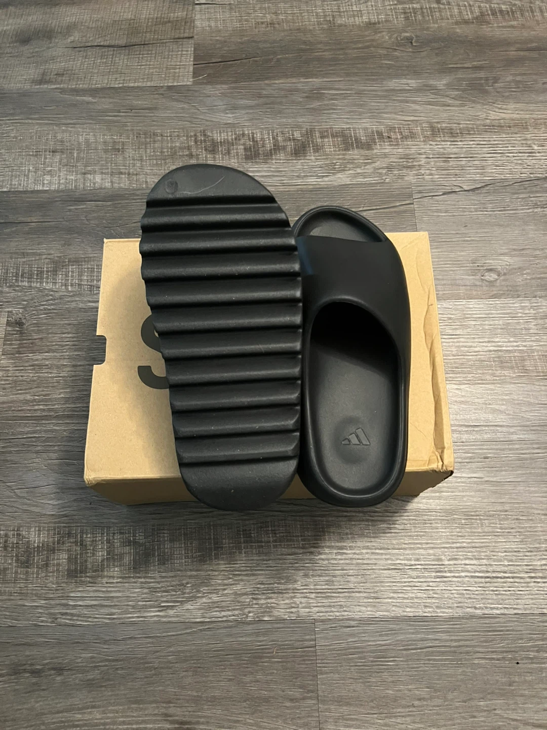 Adidas Yeezy Slide Black Size 10 - photo 2