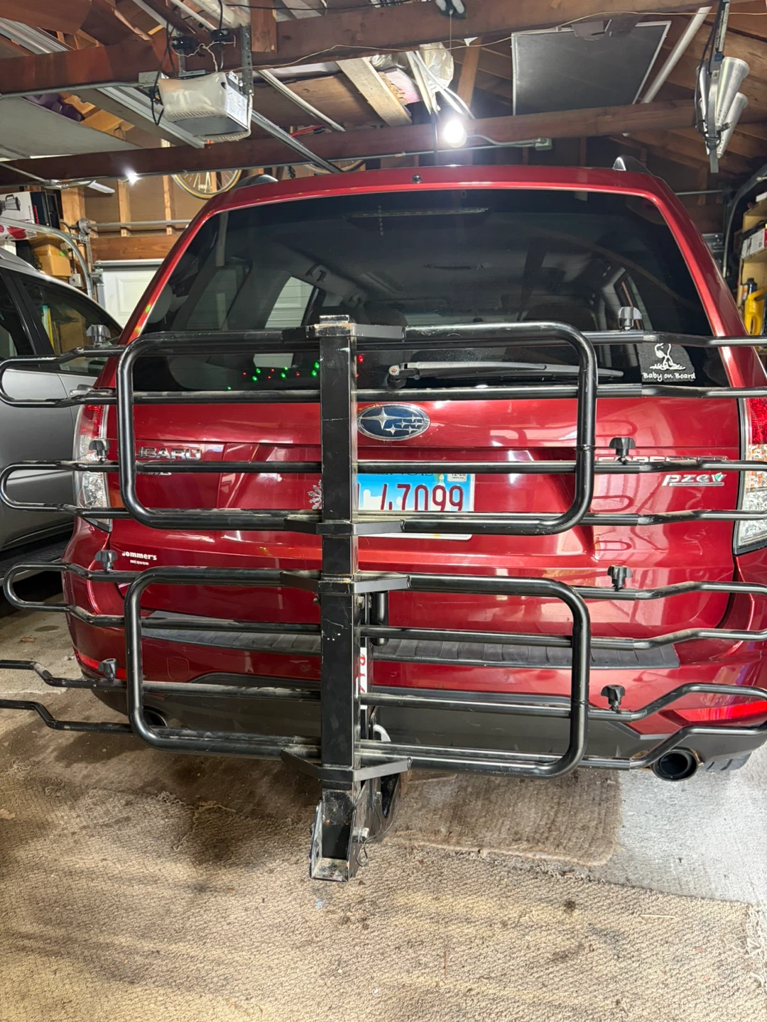 Black Hitch Mount Cargo Carrier - photo 3