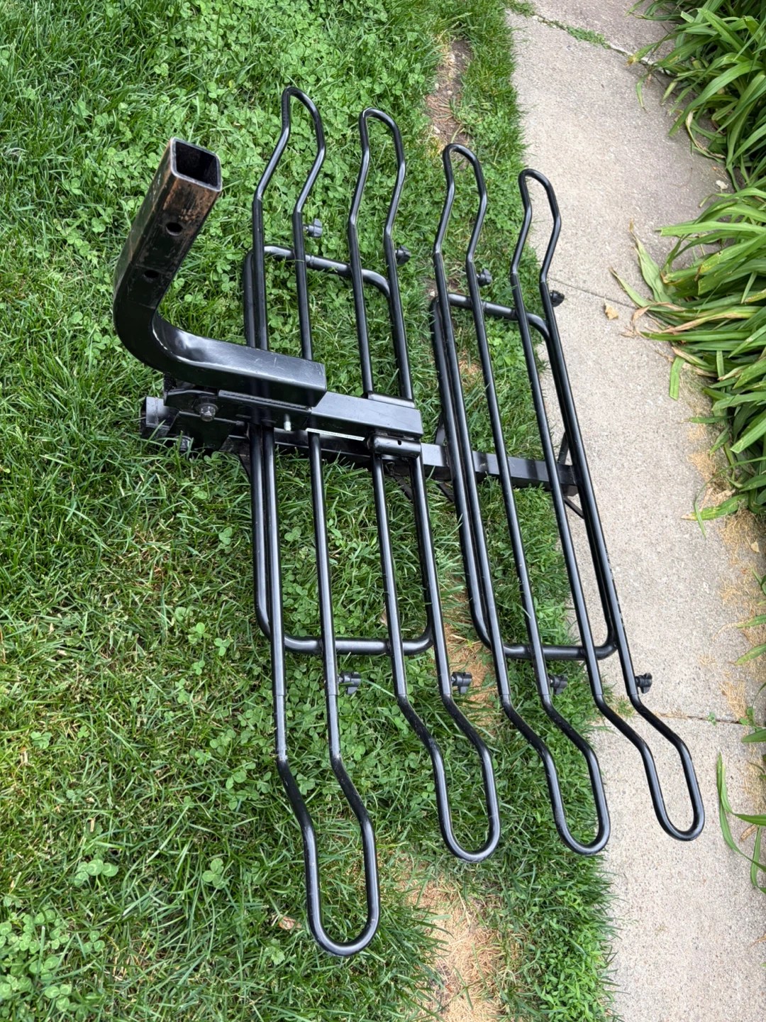 Black Hitch Mount Cargo Carrier