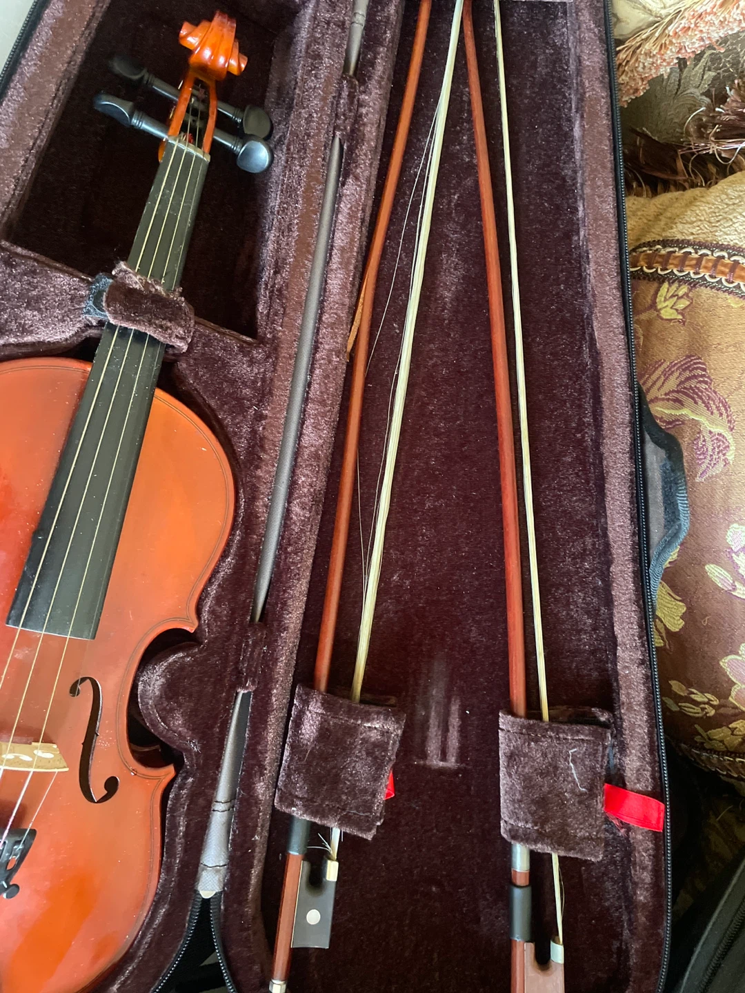 1/2 Size Violin with Case and Bows - photo 4