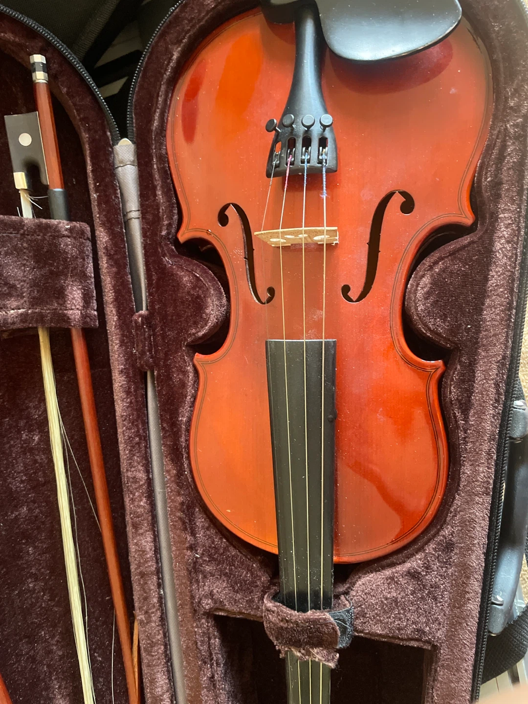 1/2 Size Violin with Case and Bows - photo 2