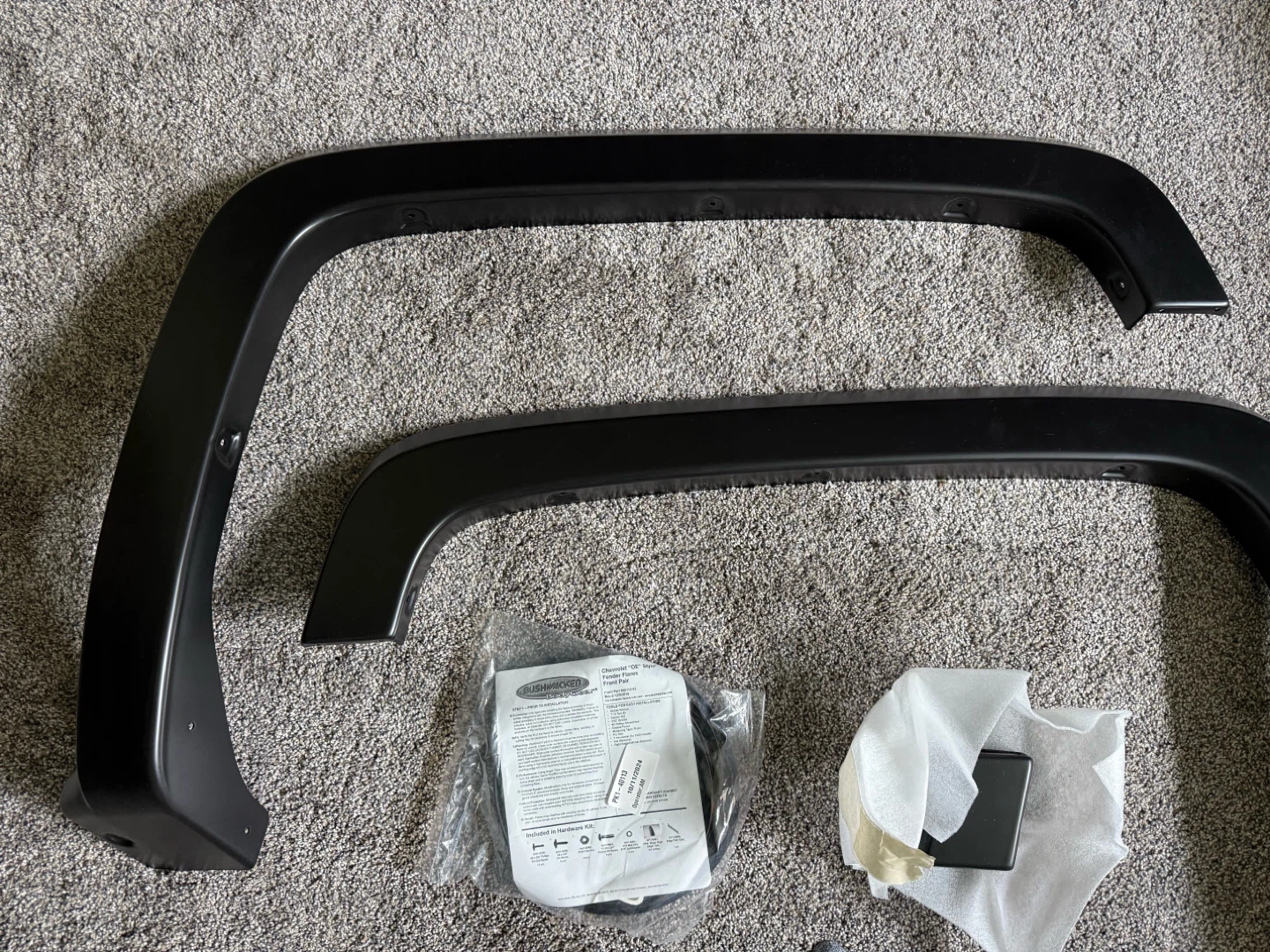 New Bushwacker front fender flares Chevy  1500/2500/3500 - photo 2