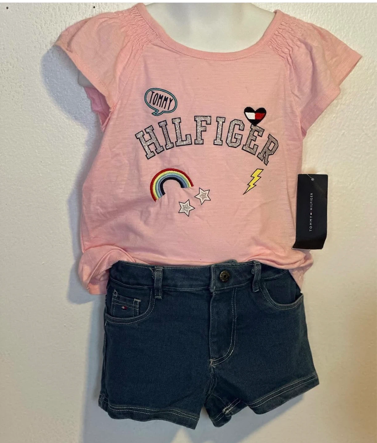 GIRLS 2PC SHORTS SUITE (SIZE:6 )