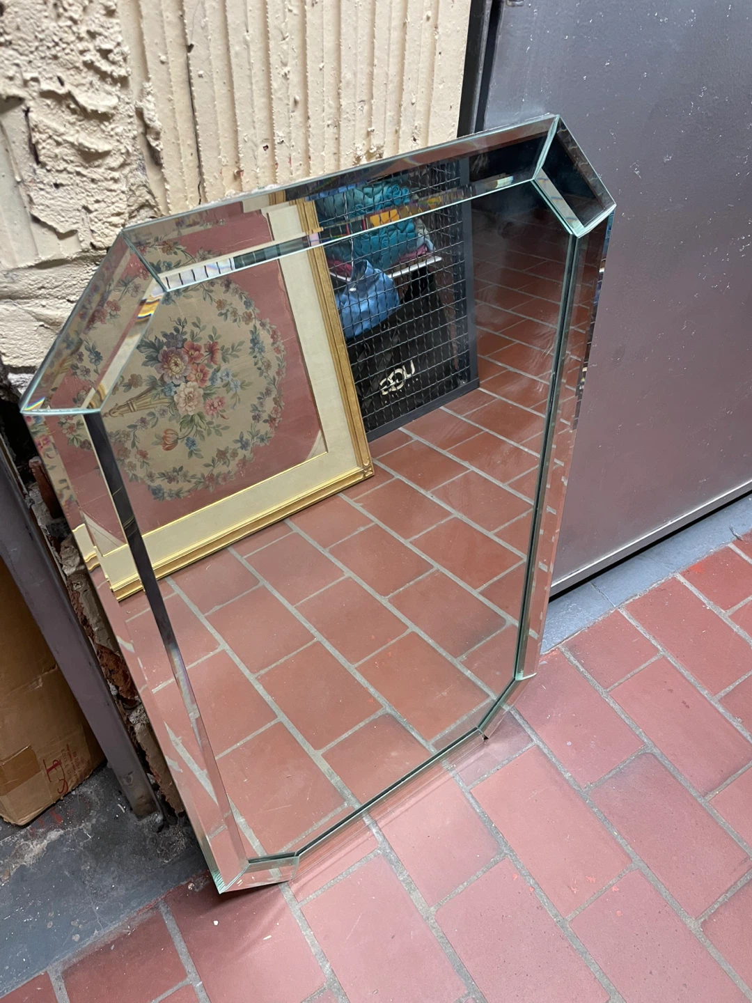 Octagonal Beveled Mirror