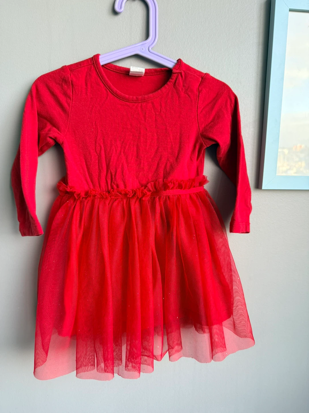 Red Tulle Dress